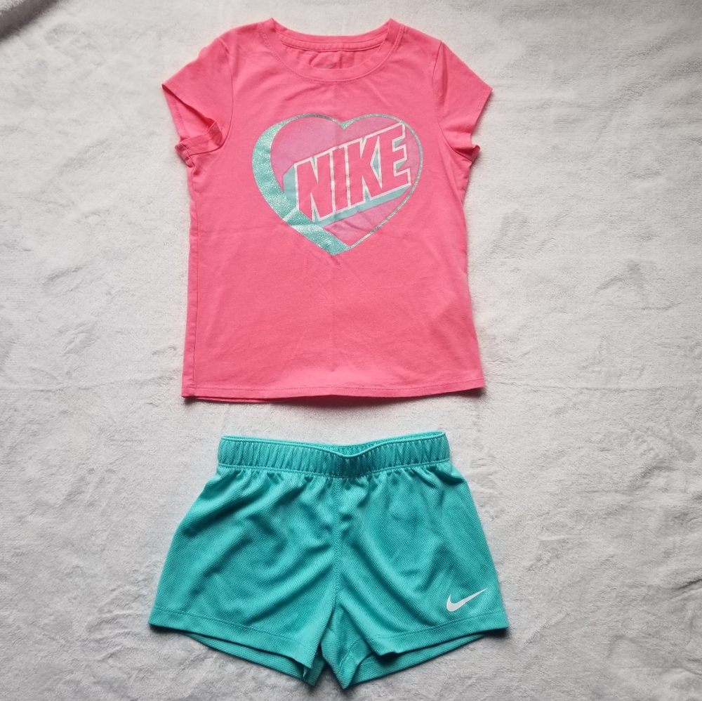 Nike, size 6/M, color: pink and mint foam